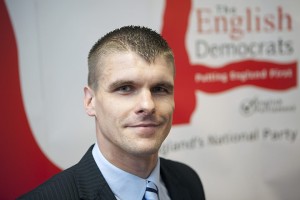 Chris Beverley at English Democrats conference